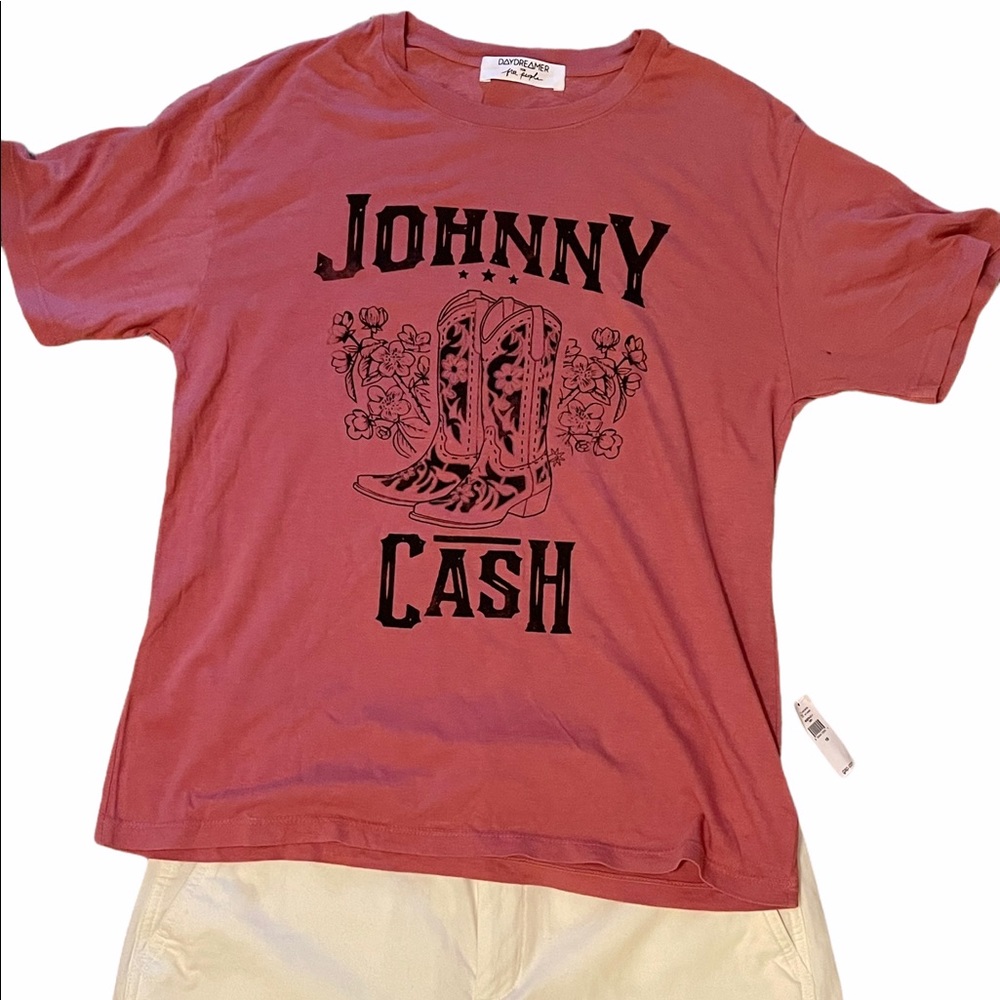 NWT DAYDREAMER FOR FREE PEOPLE JOHNNY CASH TEE Sz Medium